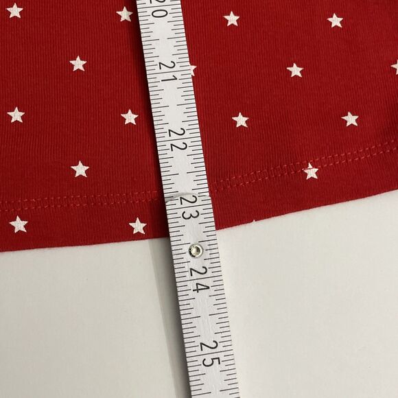 Christopher & Banks Women's XL Red Star Print Sleeveless Cotton Tank Top - Picture 7 of 8